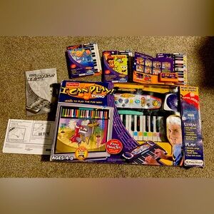 Fisher Price I Can Play Piano Interactive Learning Piano New Includes 4 Games